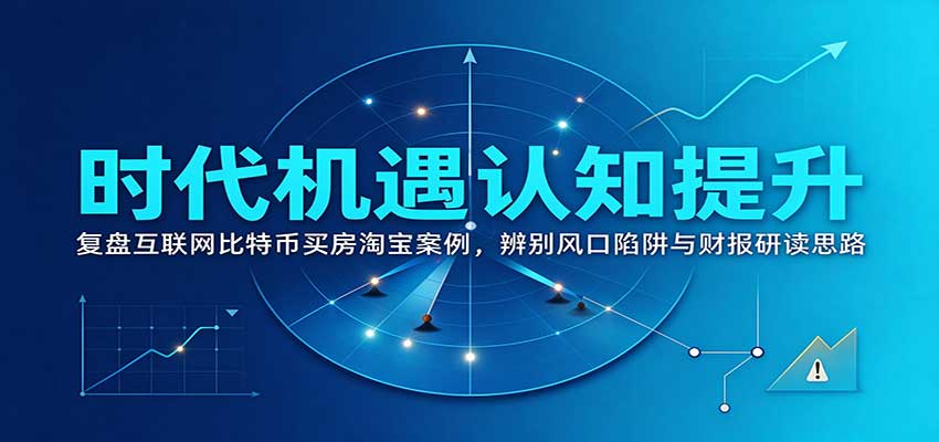 时代机遇认知提升:复盘互联网比特币买房淘宝案例,辨别风口陷阱与财报研读思路亿创资源网_优质资源分享平台_一站式资源获取亿创资源网 | 优质资源分享平台_一站式资源获取
