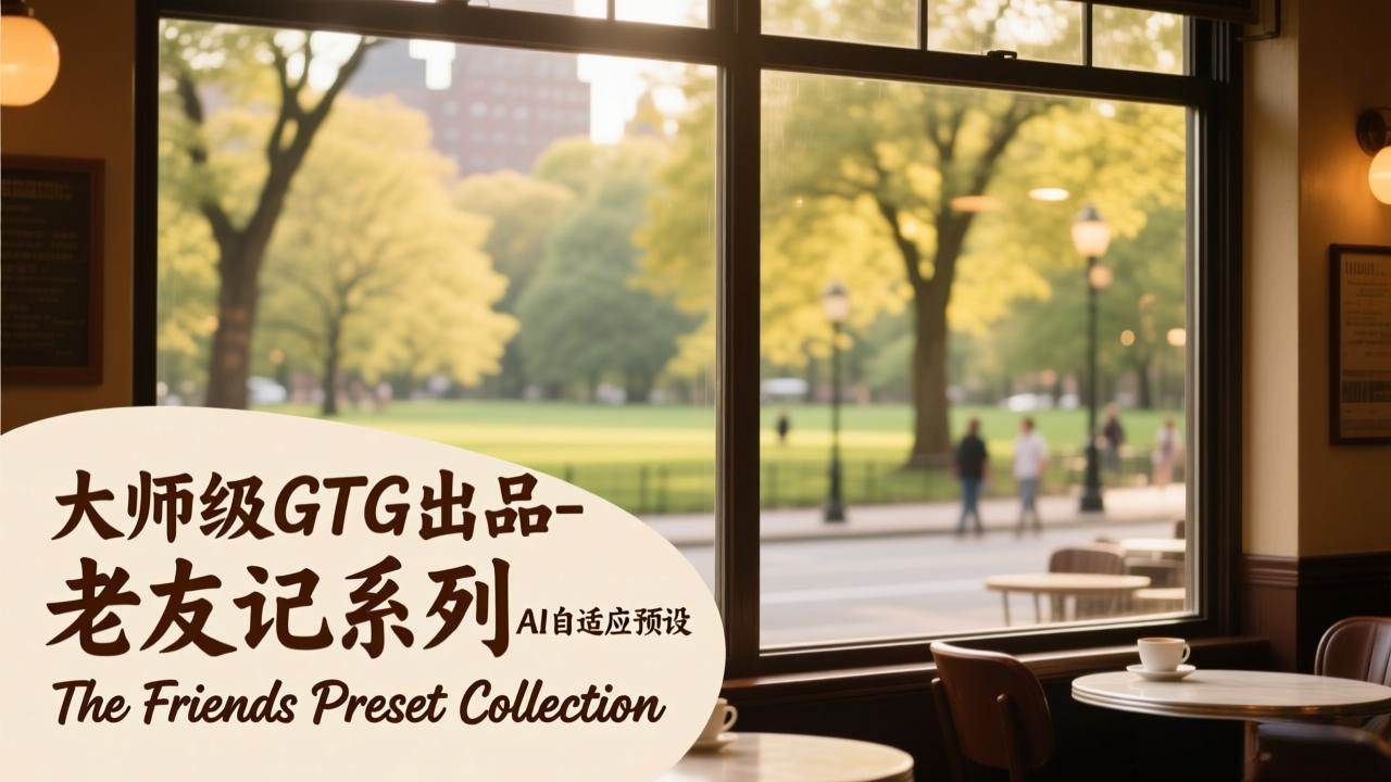 （17403期）大师级GTG出品-老友记系列AI自适应预设The Friends Preset Collection亿创资源网_优质资源分享平台_一站式资源获取亿创资源网 | 优质资源分享平台_一站式资源获取
