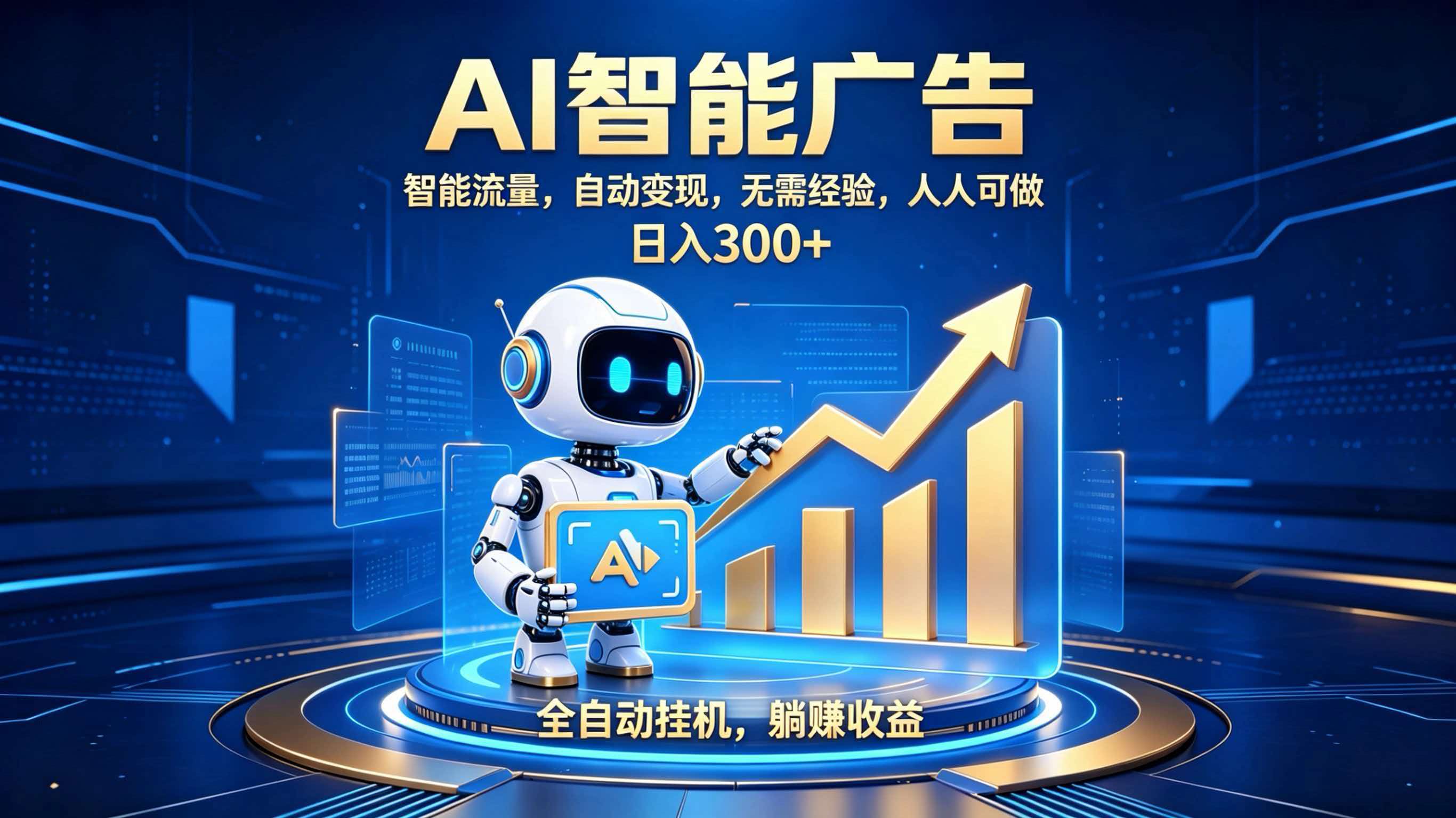 轻资产新赛道，全自动AI广告，打造持续收益亿创资源网_优质资源分享平台_一站式资源获取亿创资源网 | 优质资源分享平台_一站式资源获取