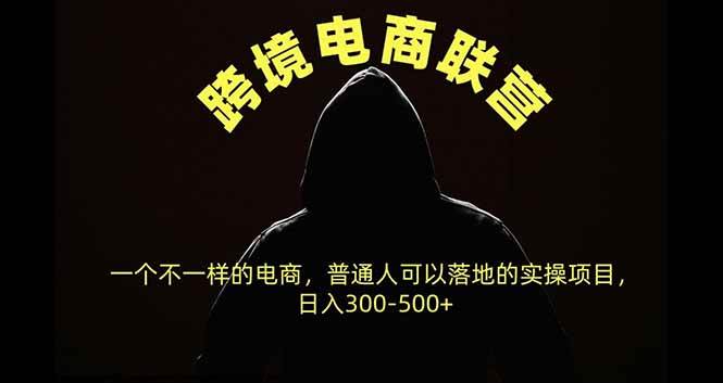 （20702期）跨境电商联营，一个不一样的电商，普通人可操作日入300-500+亿创资源网_优质资源分享平台_一站式资源获取亿创资源网 | 优质资源分享平台_一站式资源获取