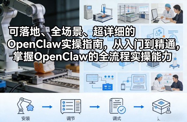 可落地、全场景、超详细的OpenClaw实操指南，从入门到精通，掌握OpenClaw的全流程实操能力亿创资源网_优质资源分享平台_一站式资源获取亿创资源网 | 优质资源分享平台_一站式资源获取