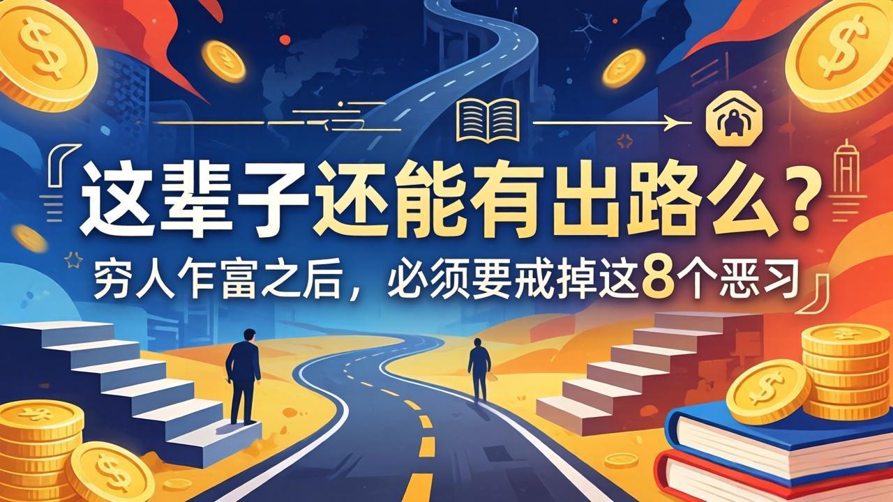 关于人生两篇付费文章【这辈子还能有出路么？】【穷人乍富之后，必须要戒掉这8个恶习】亿创资源网_优质资源分享平台_一站式资源获取亿创资源网 | 优质资源分享平台_一站式资源获取
