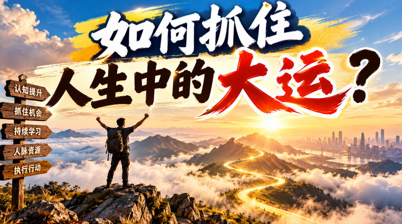 某公众号付费文章：如何抓住人生中的大运？亿创资源网_优质资源分享平台_一站式资源获取亿创资源网 | 优质资源分享平台_一站式资源获取